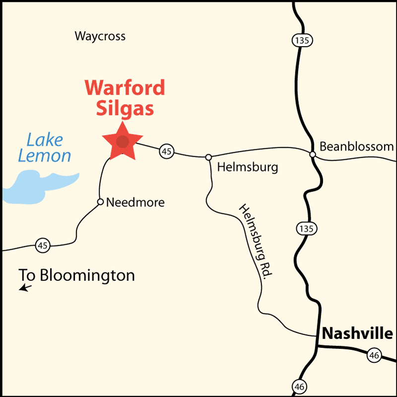 Warford Silgas map